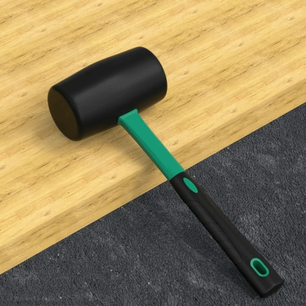 

Multi-Functional Rubber Hammer Non-Slip Handle Elastic Installation Hammer Industrial Grade Shock Absorbing Solid Rubber Hammer