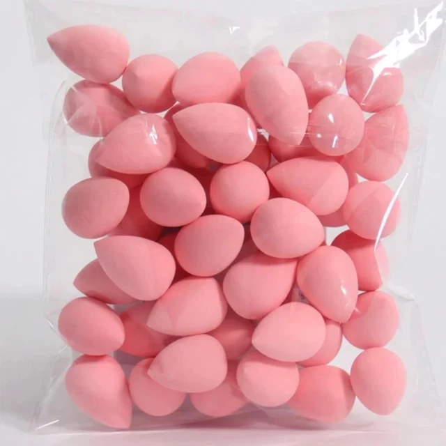 3/20/60Pcs Portable Reusable Water Drop Shape Mini Blender Sponge Beauty Cosmetic Foundation Cosmetic Sponge Makeup Blender 6