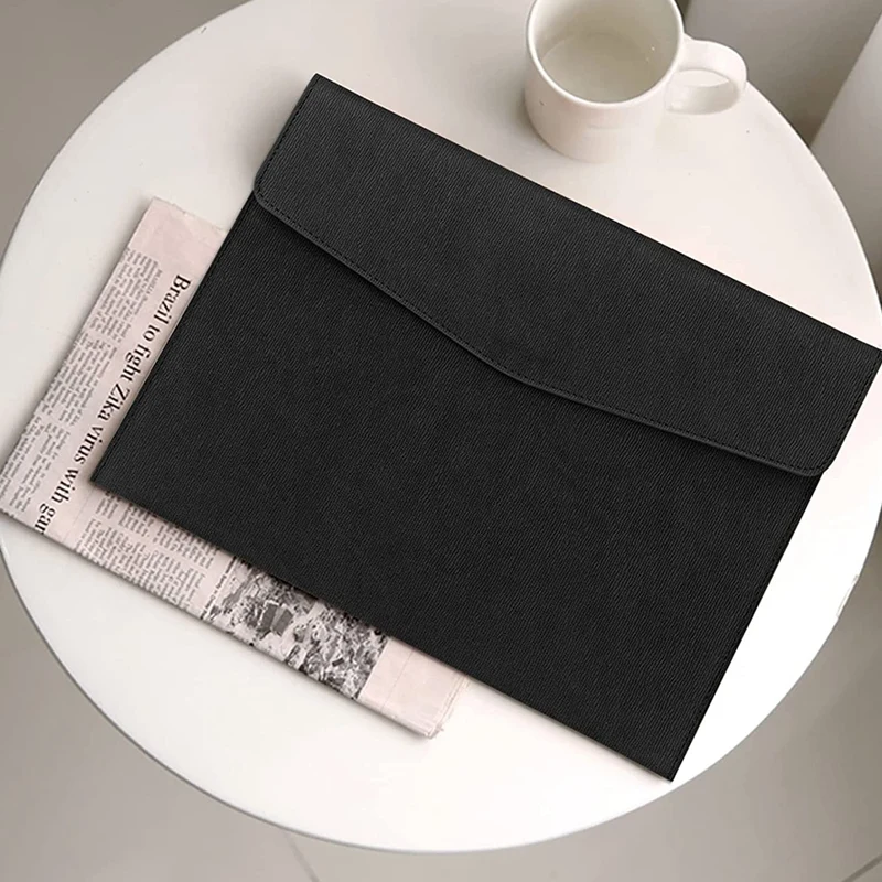 A4 Pu Leather Document Cases,A4 Snap Button Document Folder,Business Pu Leather A4 Pocket,Document Organizer