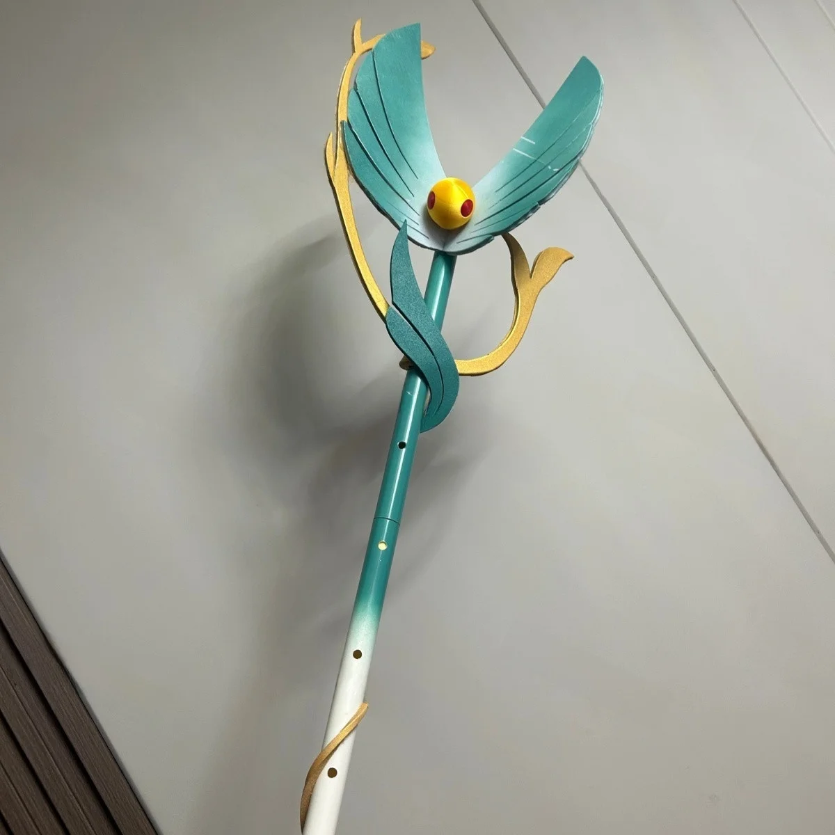 新入荷-コスプレ-フルート武器小道具-荣耀の王様-パブリックリ-ダブルエッジスモーク-コスプレアクセサリー-ノーブランド在庫品