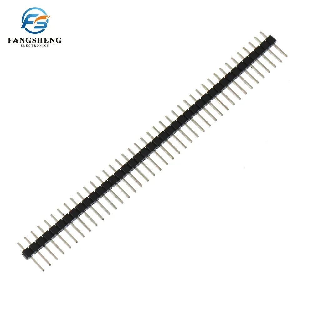 10Pcs 2.54mm 40 Pin 1x40 Single Row Male And Female 2.54 Breakable Pin Header PCB JST Connector Strip For Arduino DIY Kit