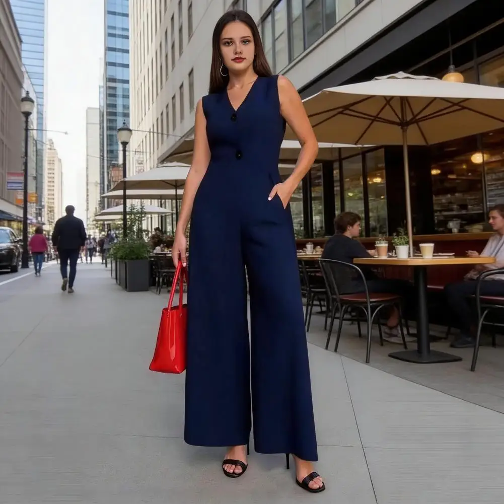 

2026 Fashion Summer Wide Leg Pant Sets Two Piece Sets Women Outfits Elegant Sleeveless Long Shirt Trousers Suits Spring Outfit