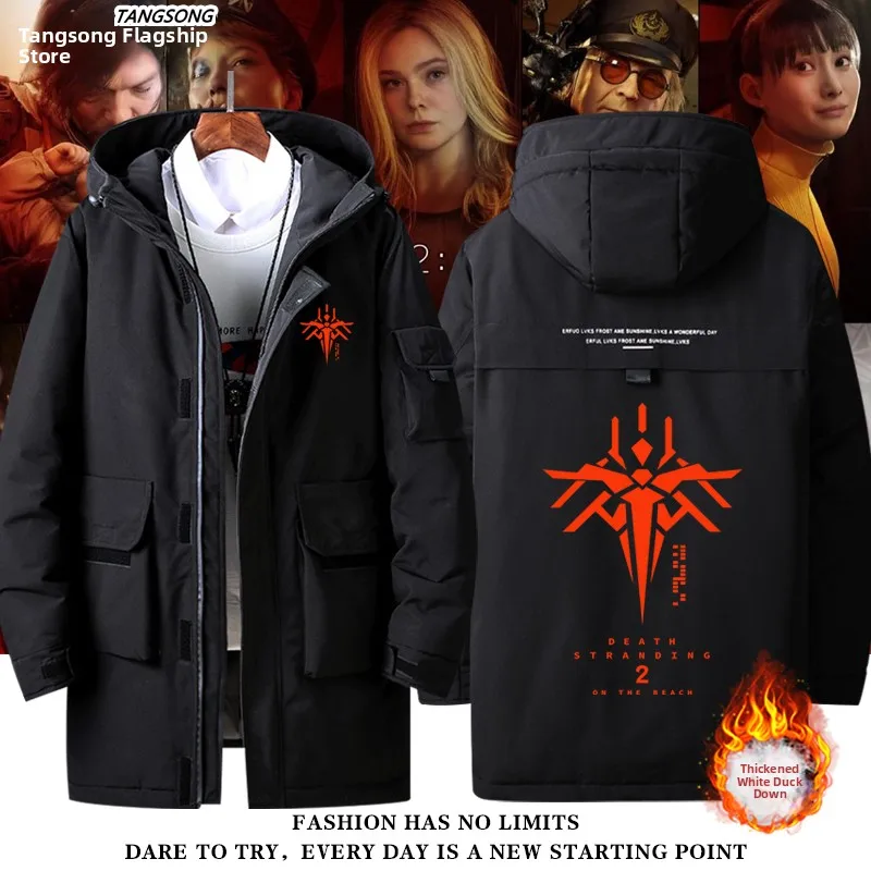 

Куртка-пуховик Takai Kojima Death Stranding 2: Тематическая игровая модель от модного бренда, верхняя одежда из полиэфирного волокна