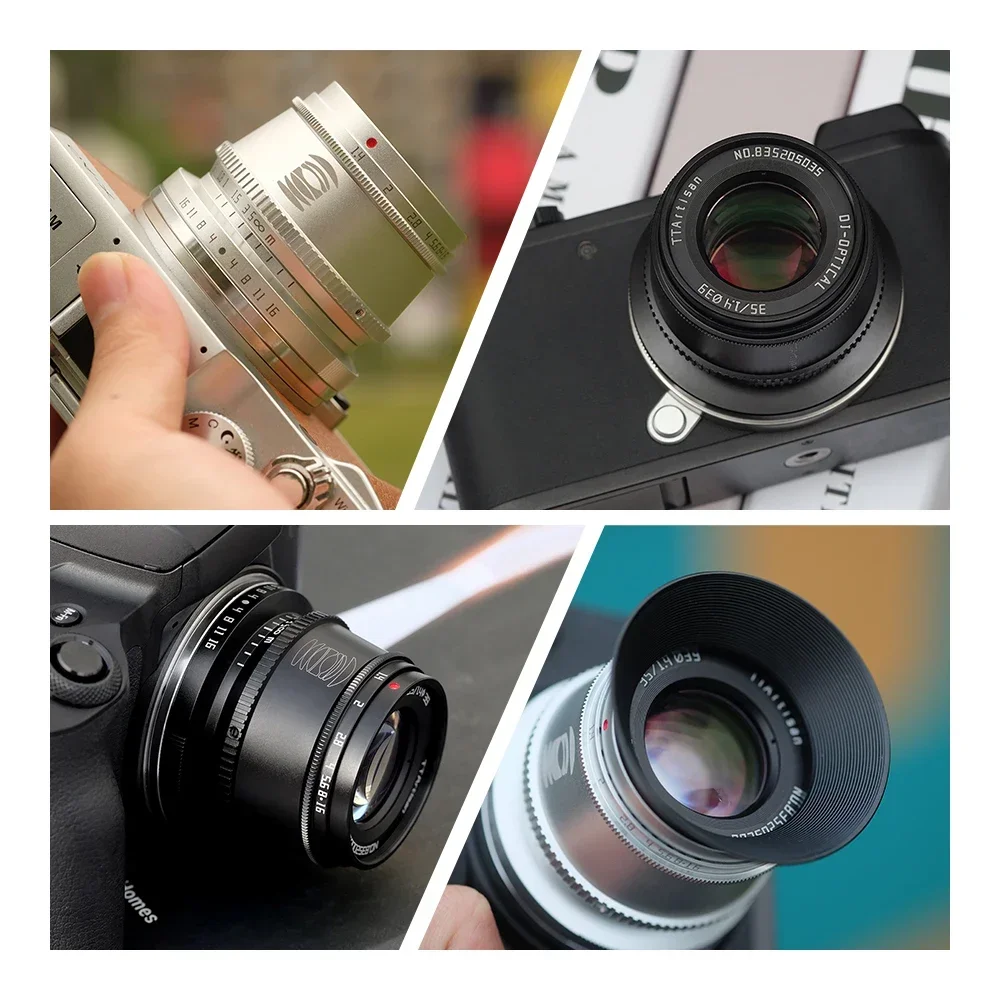 TTArtisan 35mm F1.4 APS-C Prime Lens for Sony E Mount Fujifilm XF Canon M Leica L Nikon Z Panasonic Olympus M43 Camera Lens - Image 4