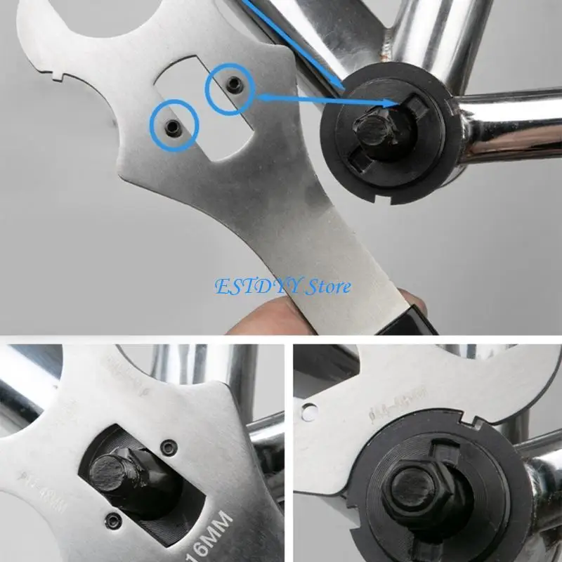 

G6DE Middle Axles Wrench Bike Lock Remover Square Hole Axles Removal And Installation Wrench Tool Cycling AccessoriesEnduring