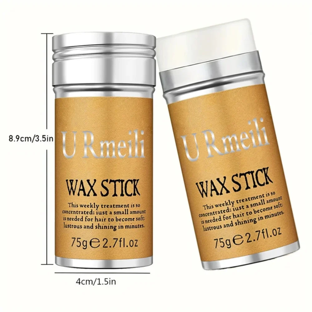 URmeili Hair Wax Stick, Styling Stick for Edge Control, Hair Finishing, and Frizz Hair Taming Slick Back Stick for Women and Men