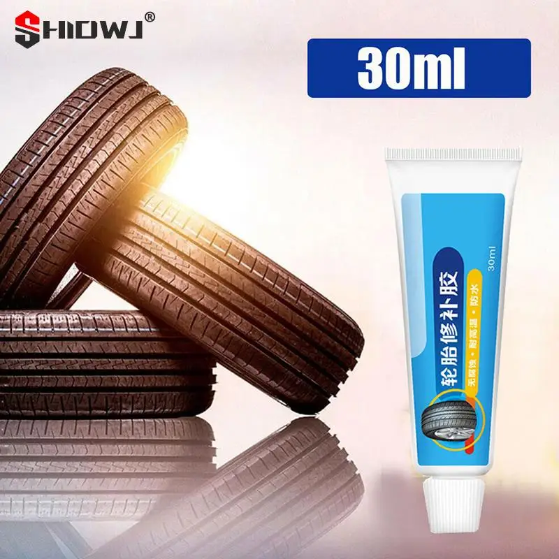 Tire Repair Glue Liquid Strong Rubber Glues Black Rubber Wear-resistant Non-corrosive Adhesive Instant Strong Bond Leather