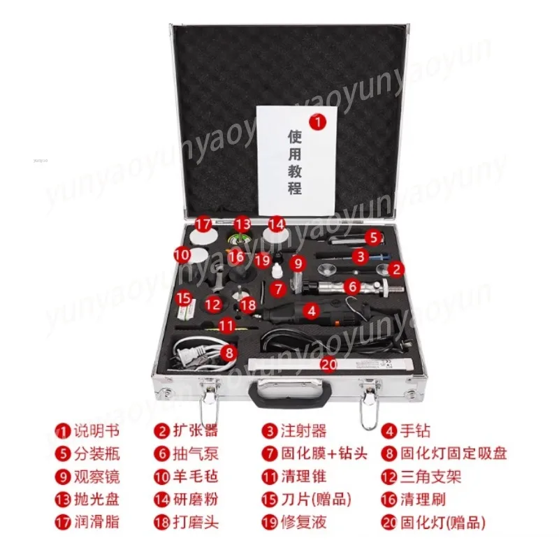 Professional Auto Glass Windshield Crack Repair Kit Quick Fix Restoration Tool