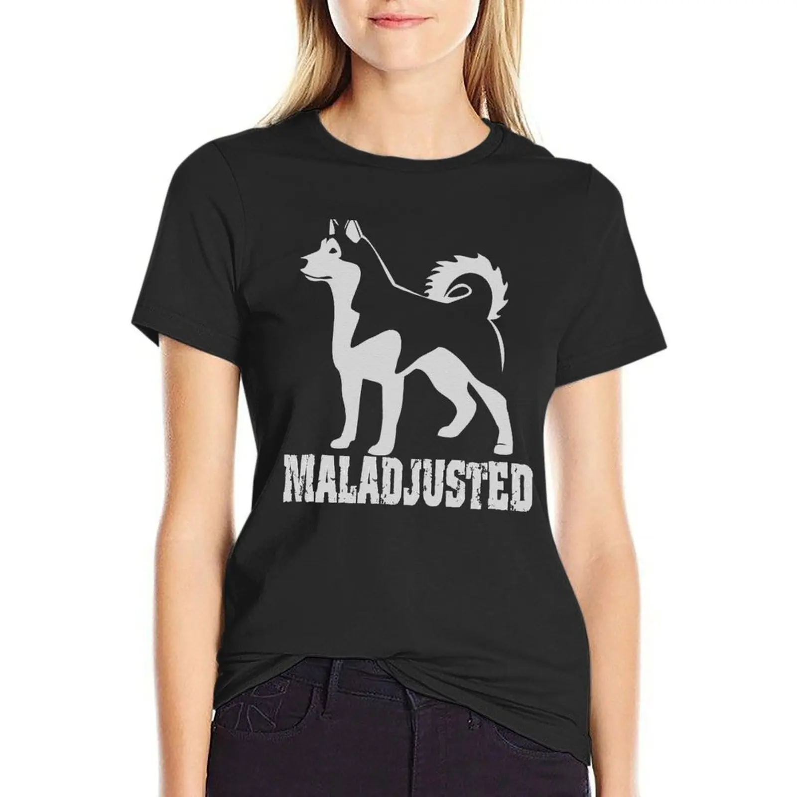 

Maladjusted | Alaskan Malamute| NickerStickers on Redbubble T-Shirt Short sleeve tee sweat spring clothes Women 2024