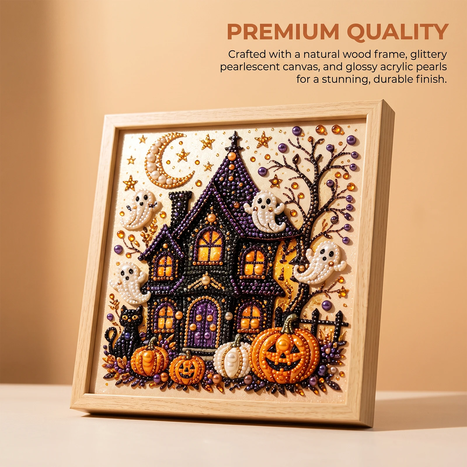 Dowmoo Halloween Pearl Art Dia - огляд і ціна Art Craft Holiday