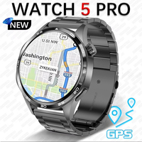 2025 New Outdoor Sport GPS Smart Watch GT5Pro Men 1.53-inch HD AMOLED Screen Waterproof Heart rate Bluetooth Call NFC Smartwatch