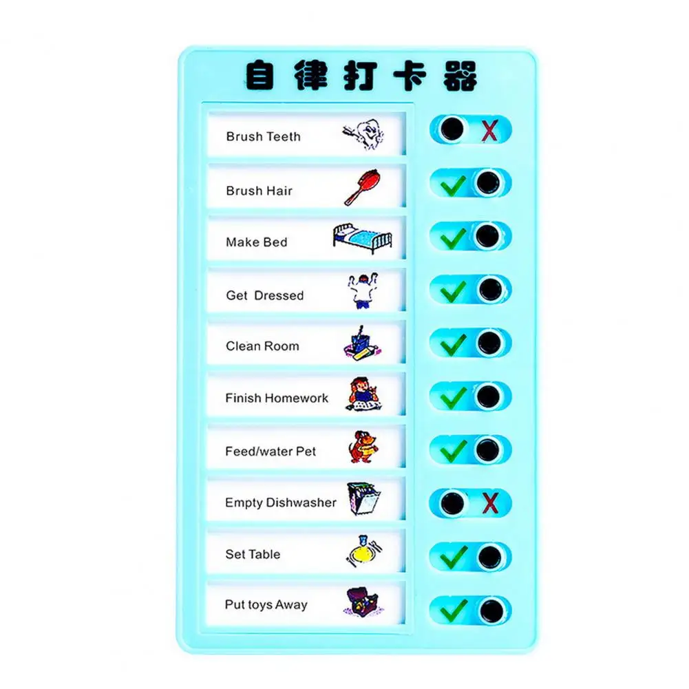 Daftar Memo ringan daftar tugas tugas kertas pengganti anak sekolah musim panas siswa belajar Memo daftar periksa alat pengingat