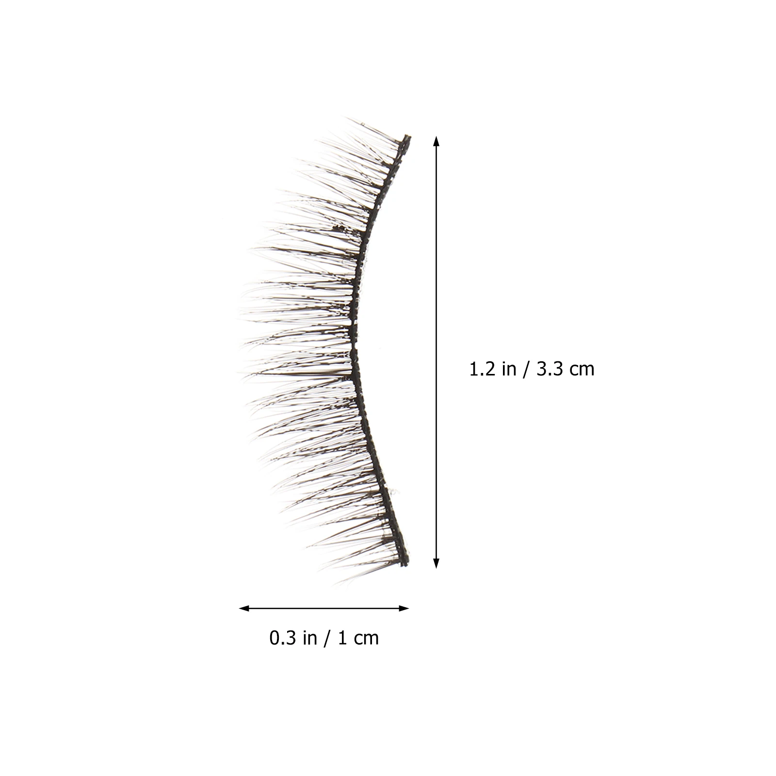 

5 Pairs Artificial Fiber False Eyelashes Natural Short Fake Tape for Extensions Dense Long Suitable Party Wedding Daily Use