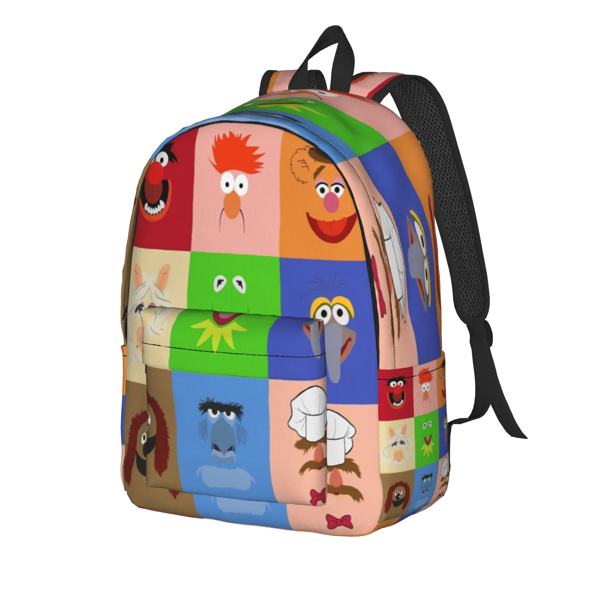 Sesames Streets Backpack  Kawaii Backpacks Men Travel Breathable School Bags Colorful Rucksack