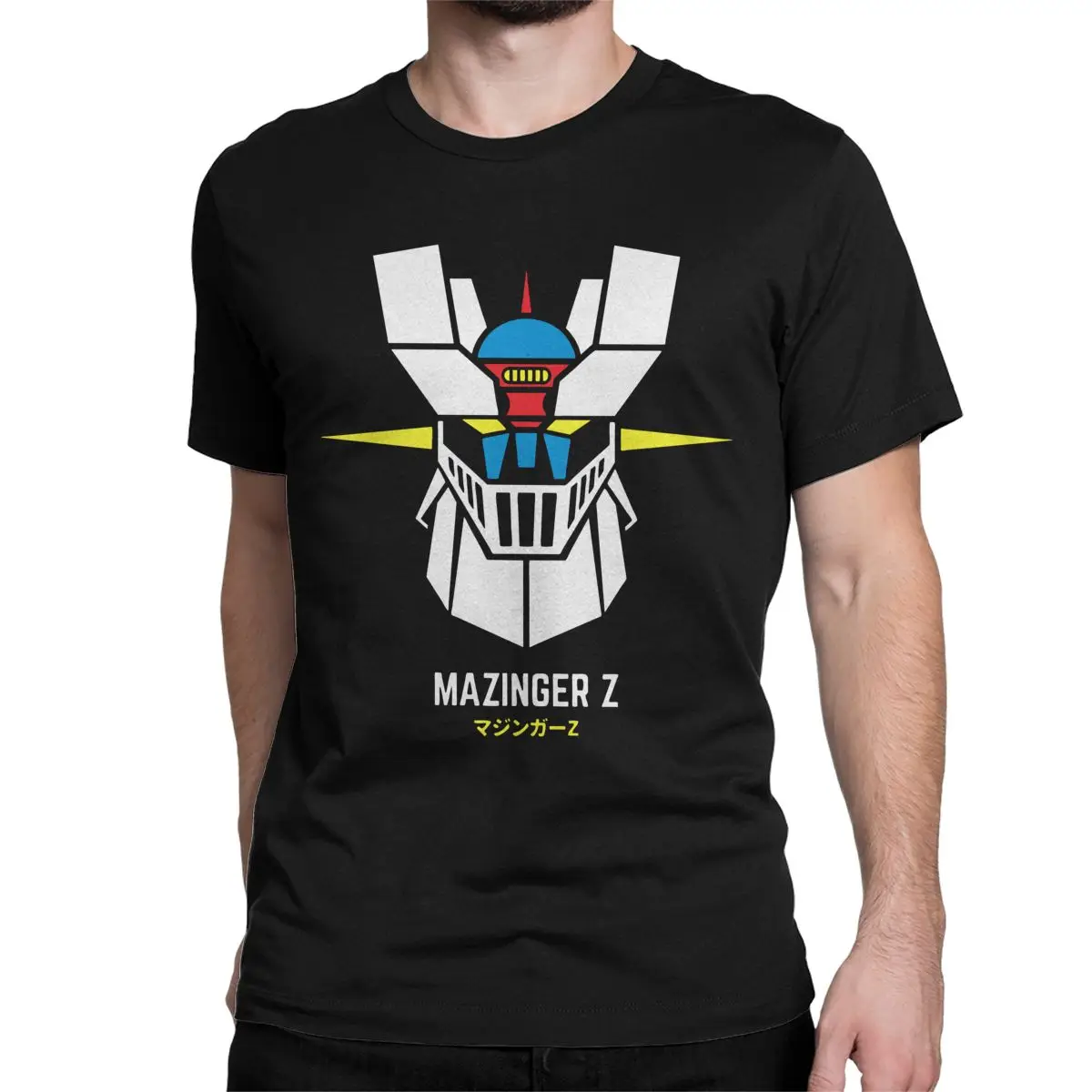 Men Women T-Shirts Actarus Mazinger Z Cool Pure Cotton Tees Robot Grendizer Goldorak T Shirt Crew Neck Clothing 4XL 5XL 6XL