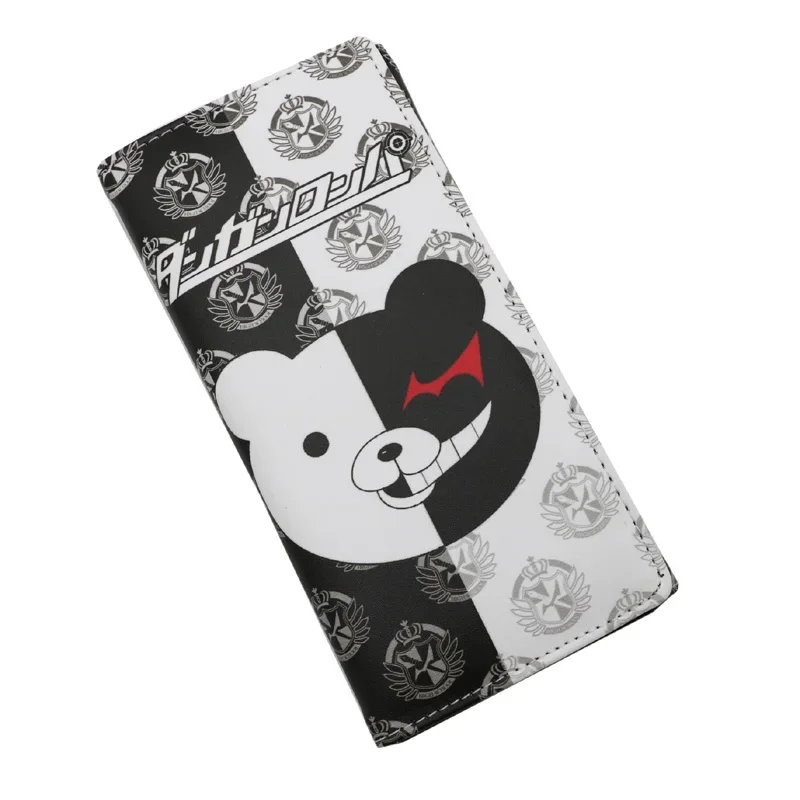 Anime Danganronpa Women Long Wallets Monokuma Men's Card Holders Purse