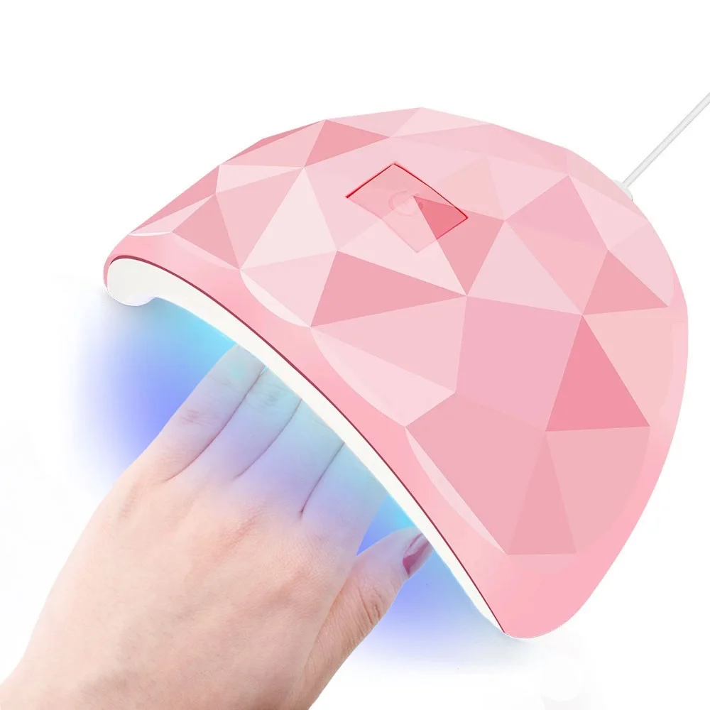 Lâmpada UV para Secagem de Unhas com Proteção para os Olhos, Lâmpada UV para Unhas de Gel, Secador de Esmalte em Gel, Ferramenta para Uso Doméstico e em Salão