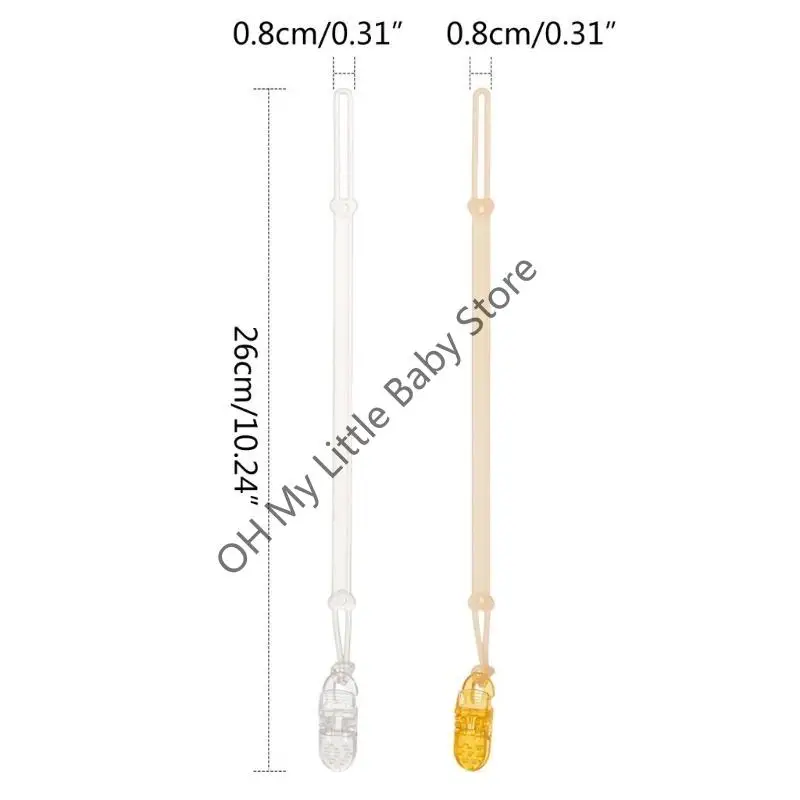 حزام لهاية الأطفال M76C من أجل المهدئات ولعبة التسنين هدية للمواليد الجدد من البنات