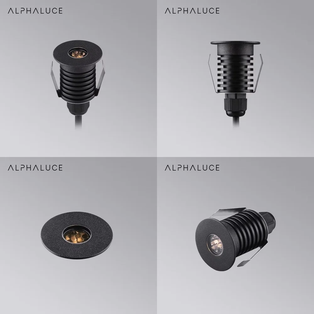 

Малый миниатюрный встраиваемый светодиодный прожектор для ALPHALUCE DC24V IP67, водонепроницаемый, с рамкой из нержавеющей стали, для морского наземного освещения, 1W 2W