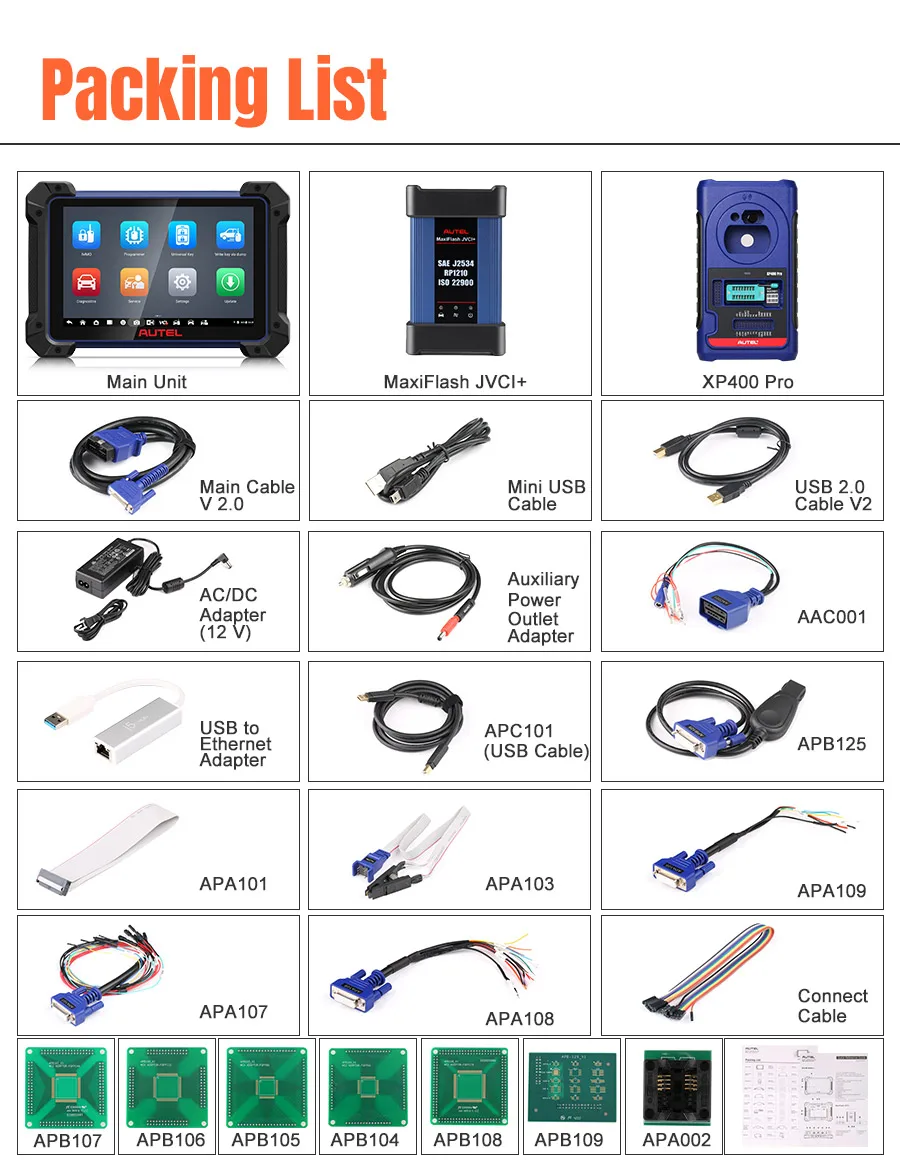 Autel Program Scanner IM608 II IM608S II Key FOB Programming Tool Komplettset Diagnosescanner, obere IMMO-Funktion, ECU-Codierung – Detail 29