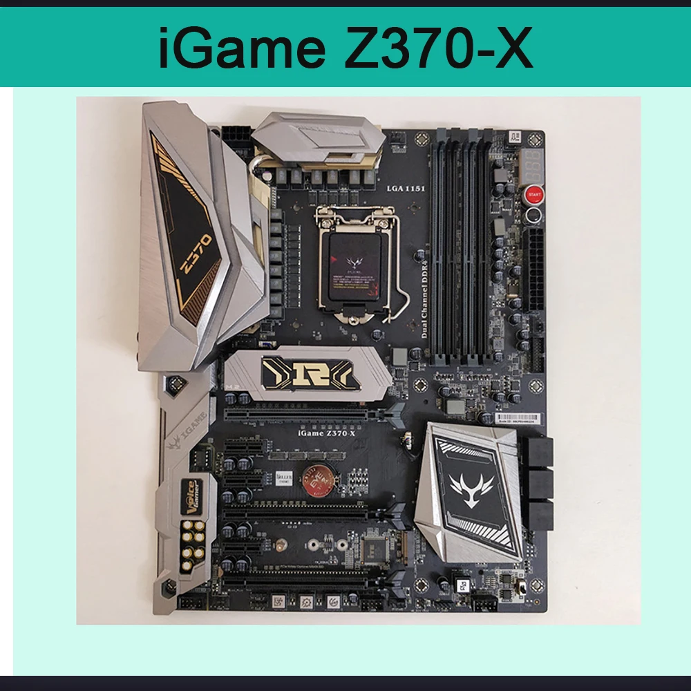 iGame Z370-X RNG EDITION For Desktop Motherboard LGA 1151 Z370 DDR4 ATX Mainboard