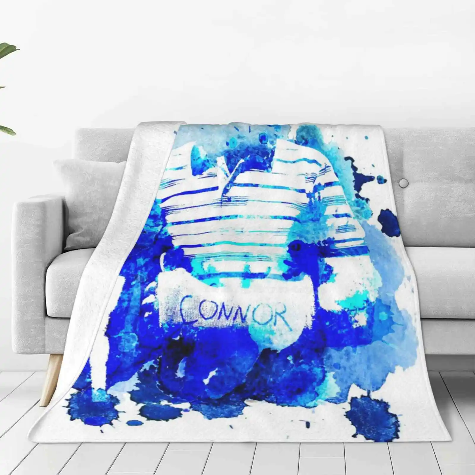 Evan Blue Plaster New Arrival Fashion Leisure Warm Flannel Blanket Dear Evan Hansen Musical Comedy Well Platt Broadway Show