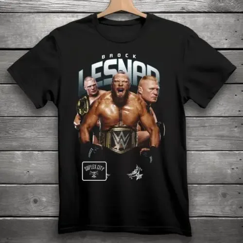 Brock Lesnar Wrestling T-Shirt Black S-3XL