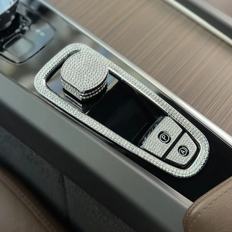 Car Accessories For Volvo XC60 XC90 S90 V90 XC40 S60 V60 Interior Modification Diamond Car Stickers Decoration