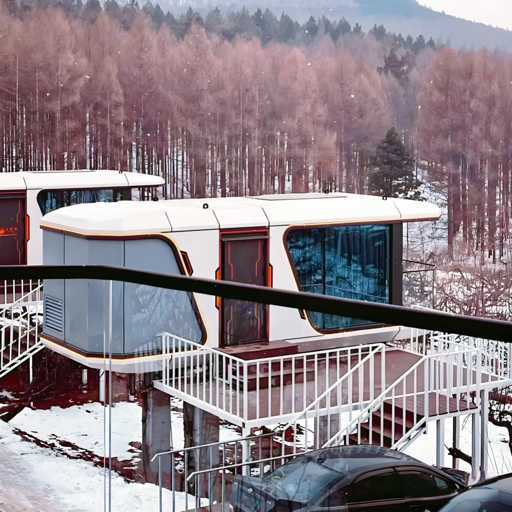 Hotel Home Space Capsule Style Spacecraft Prefabricated Other Prefabricated Modern Container Space Capsule Rooms
