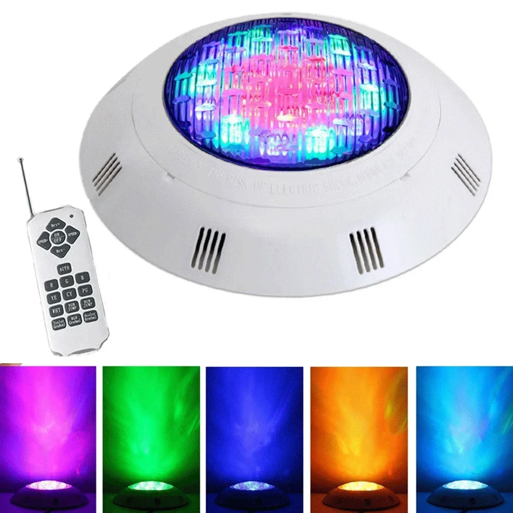 

18W RGB LED Swimming Pool Light 12W 15W Fountain Pond Light IP68 Waterproof UnderWater Light AC/DC12/24V Led Piscina Spotlight