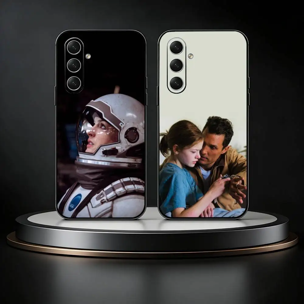 I-Interstellar Movie Phone Case For Samsung Galaxy A73,A21s,A22,A31,A52,A53,A71,A41Soft Black Shell
