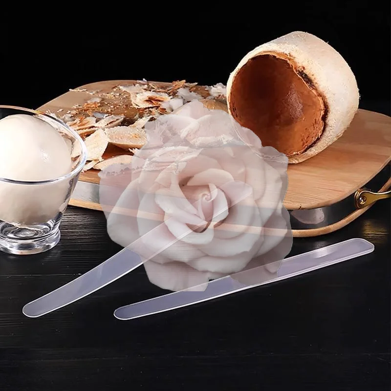 Popular Coconut Meat Scoop Soft Knife Odorless Plastic Coconut Opener Handheld Kitchen Tool for Home Daily Fruit Preparation