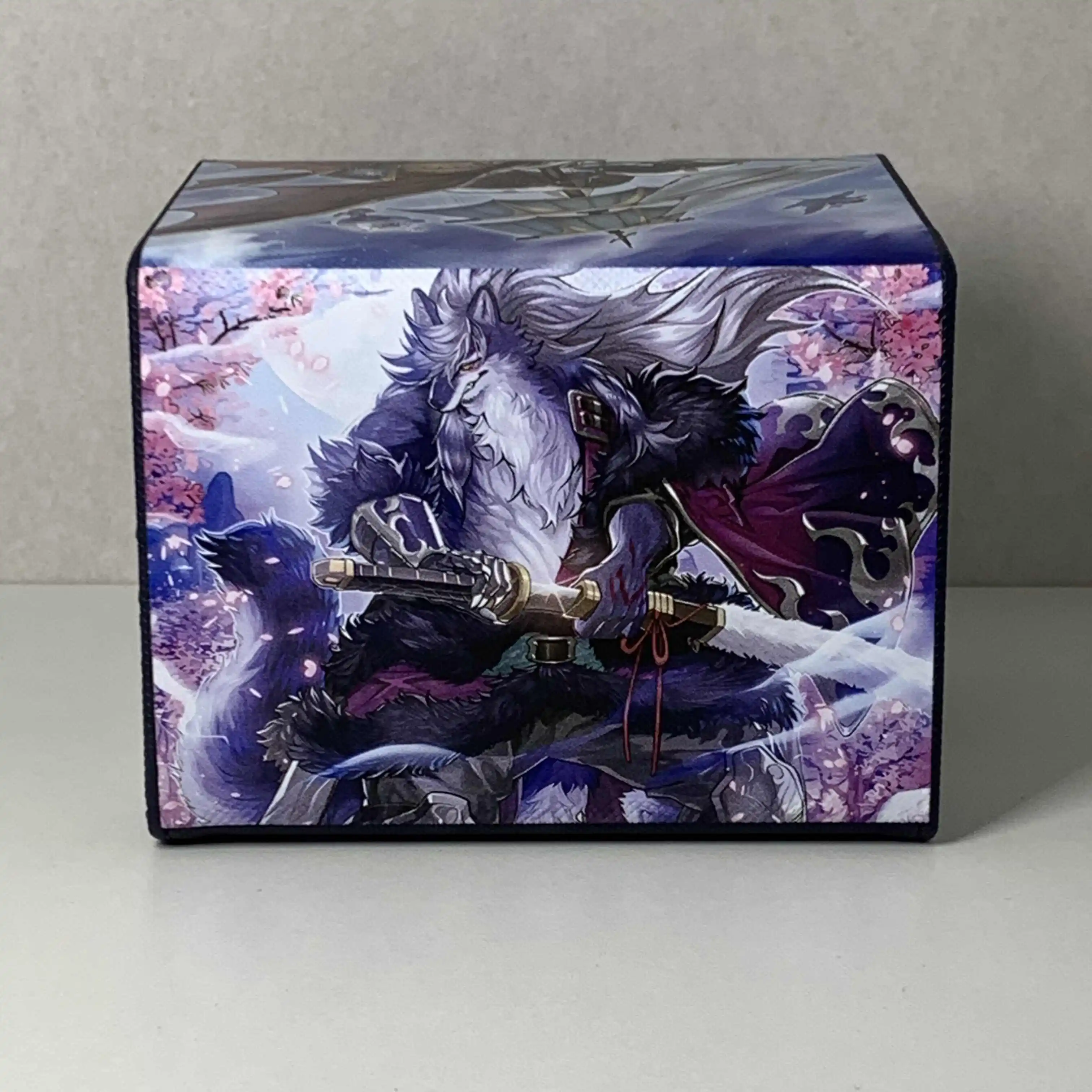 Diy Self Made Yu-Gi-Oh! Folgo Justice Fur Hire Card Storage Box Opcg Ws  Ygo Card Protection Box Anime Card Gift Toy