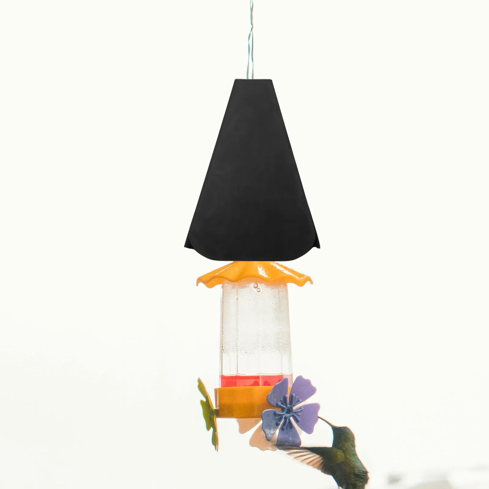 

Anti Squirrel Partitions Bird Feeder Dome Protector Accessories outside ABS Sturdy Weather Solution Outdoor Pet