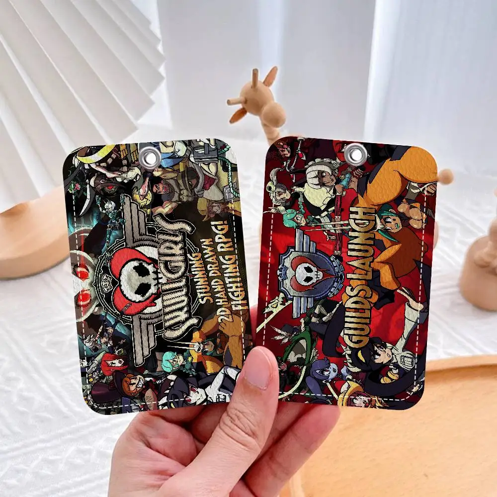 

Fighting Game S-SkullGirls Personalised Print Card Holder Suitable For Holder Girls Door Card Case Women Badge Holder Keychain