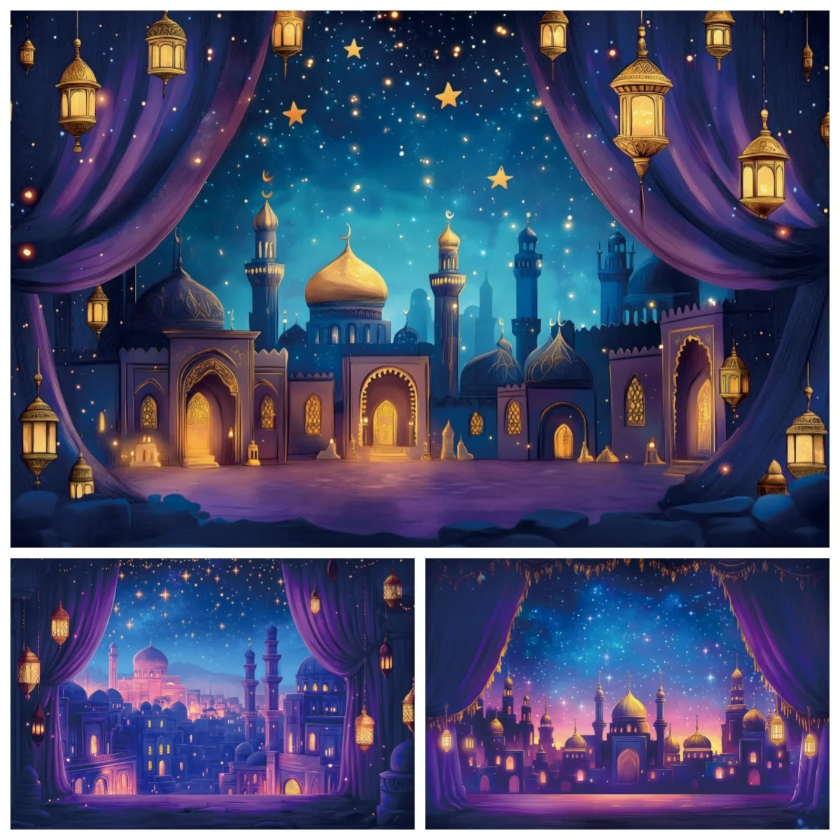 

Arabian Moroccan Nights Photography Backdrop Aladdin Birthday Party Decor Banner Baby Shower Photo Background Photobooth Props