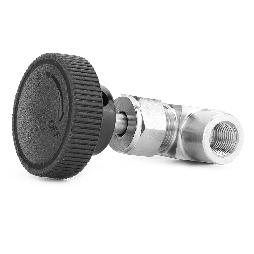 304 Stainless Steel Female Thread BSPP Stainless Steel BSPP Female Thread Straight Needle Valve for Water Gas Oil