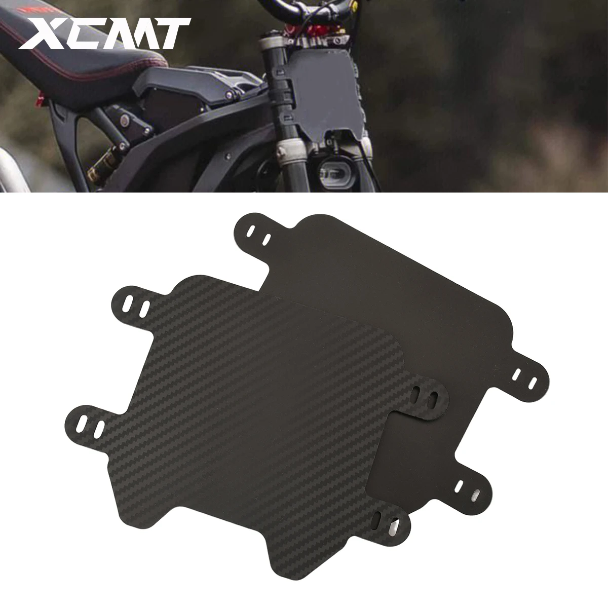 

Motorcycle Accessories Front Number Plate For Surron Sur-Ron Light Bee X/S For Segway X160 X260 Off-Road Electric Vehicle Bike