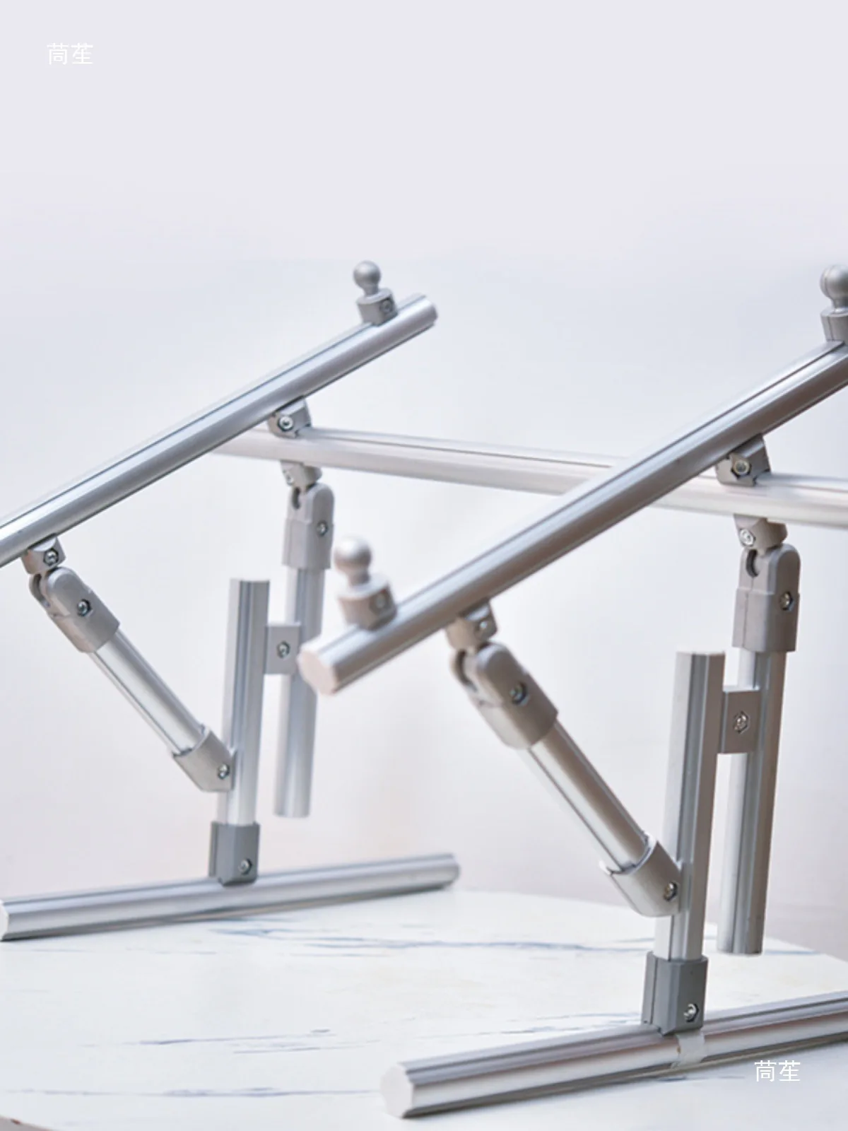 حامل غرز متقاطع معزز، إطار أرضي قابل للتعديل من سبائك الألومنيوم لأعمال التطريز