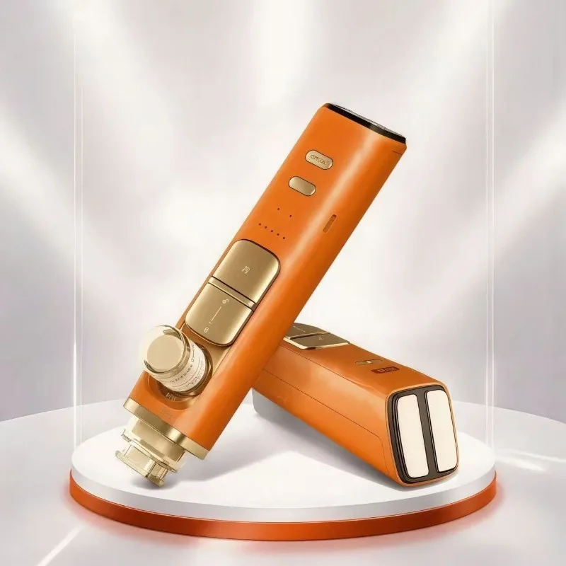 1PCSProfessional Mesotherapy Gun for Facial Skin Care, Double-headed Negative Pressure Conductive Pulse To Revitalize The Skin