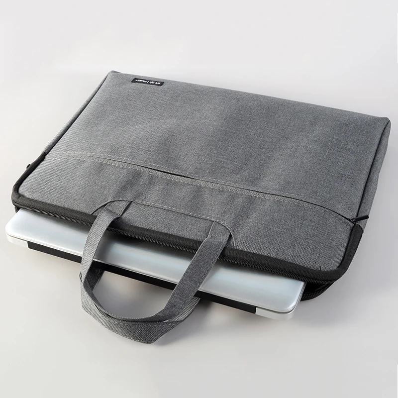 1 pz Business Canvas Light Laptop Bag A4 File Bag Handbag Simple Series Travel Portable Design