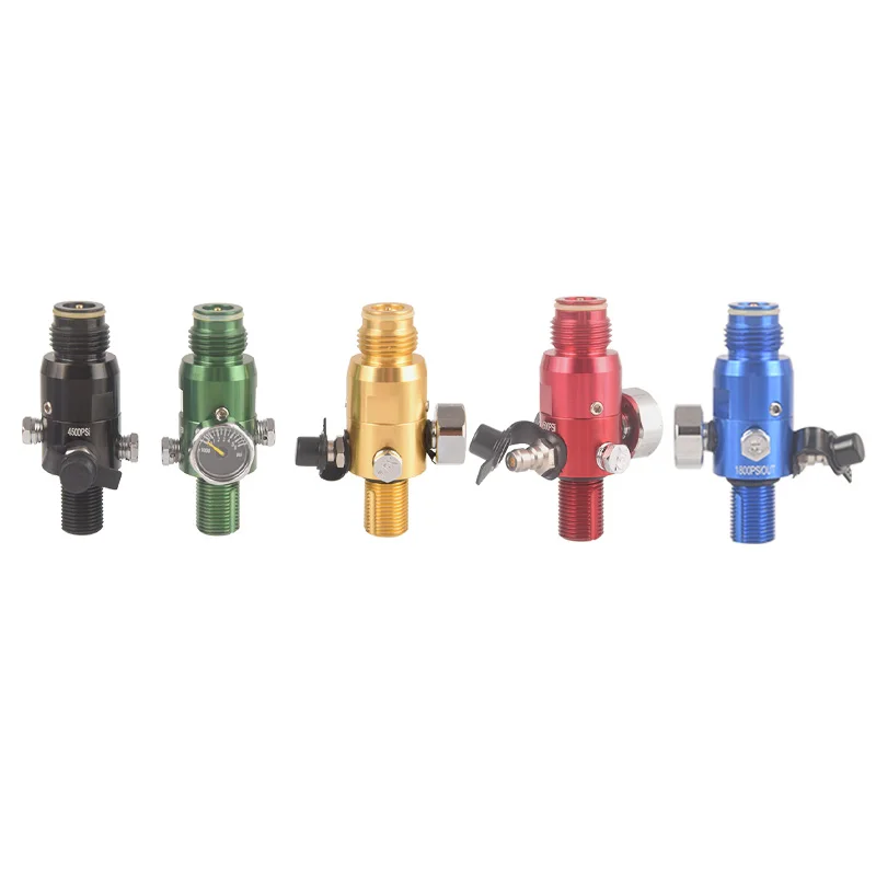 Diving Valve M18x1.5 G1/2-14 4500psi Valvula Reguladora De Air Fill Station  Refill Adapter Output Druk 1800psi Regulator Valves