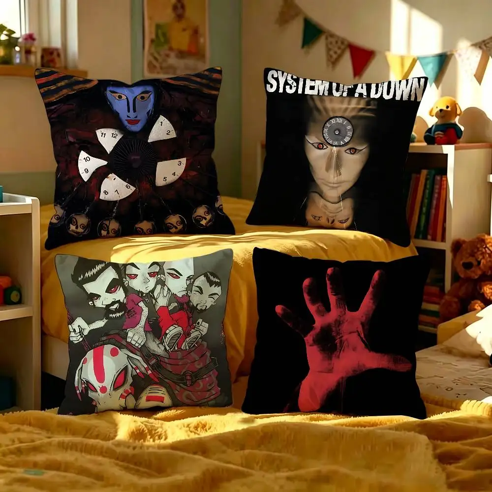 S-System Of A D-Down Band Cushion Cover Pillowcase Upholstery Sofa Throw Pillow Home Decor Pillowcas