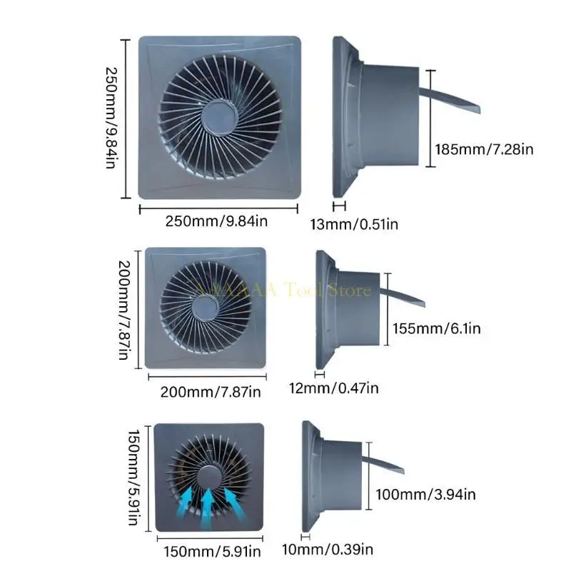 A2BE Solar 12V المرحاض الموفرة للطاقة مروحة الحمام عالية السرعة لإزالة بخار الرائحة