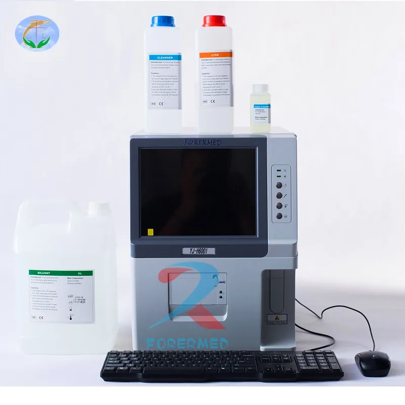 Clinical Testing Hematology Blood Analyzer Fully Auto Hematology Analyzer with Low Price For Small Animal