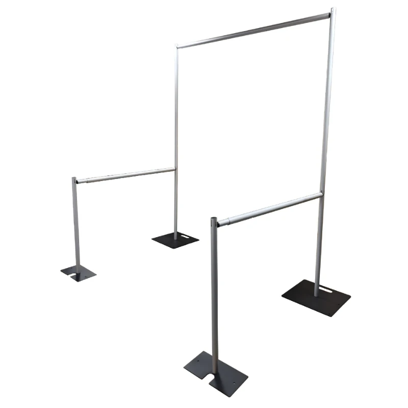 

Aluminum exhibition booth quick-loading rack wedding gauze curtain frame telescopic rod