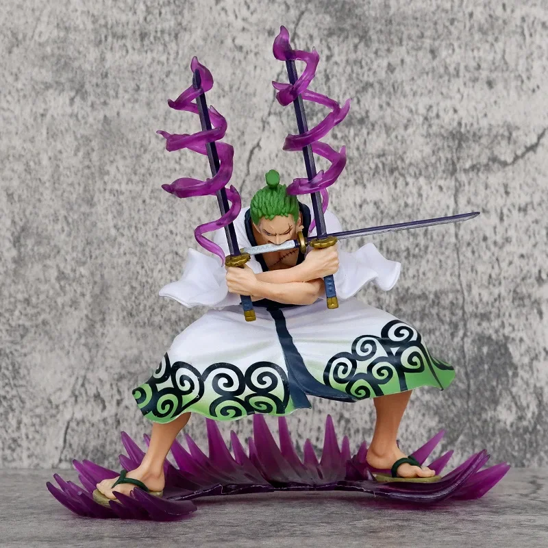 

18.5cm One Piece Figure Roronoa Zoro Figure Anime Pvc Gk Figurine Model Doll Collection Room Decoration Ornament Toy Gift
