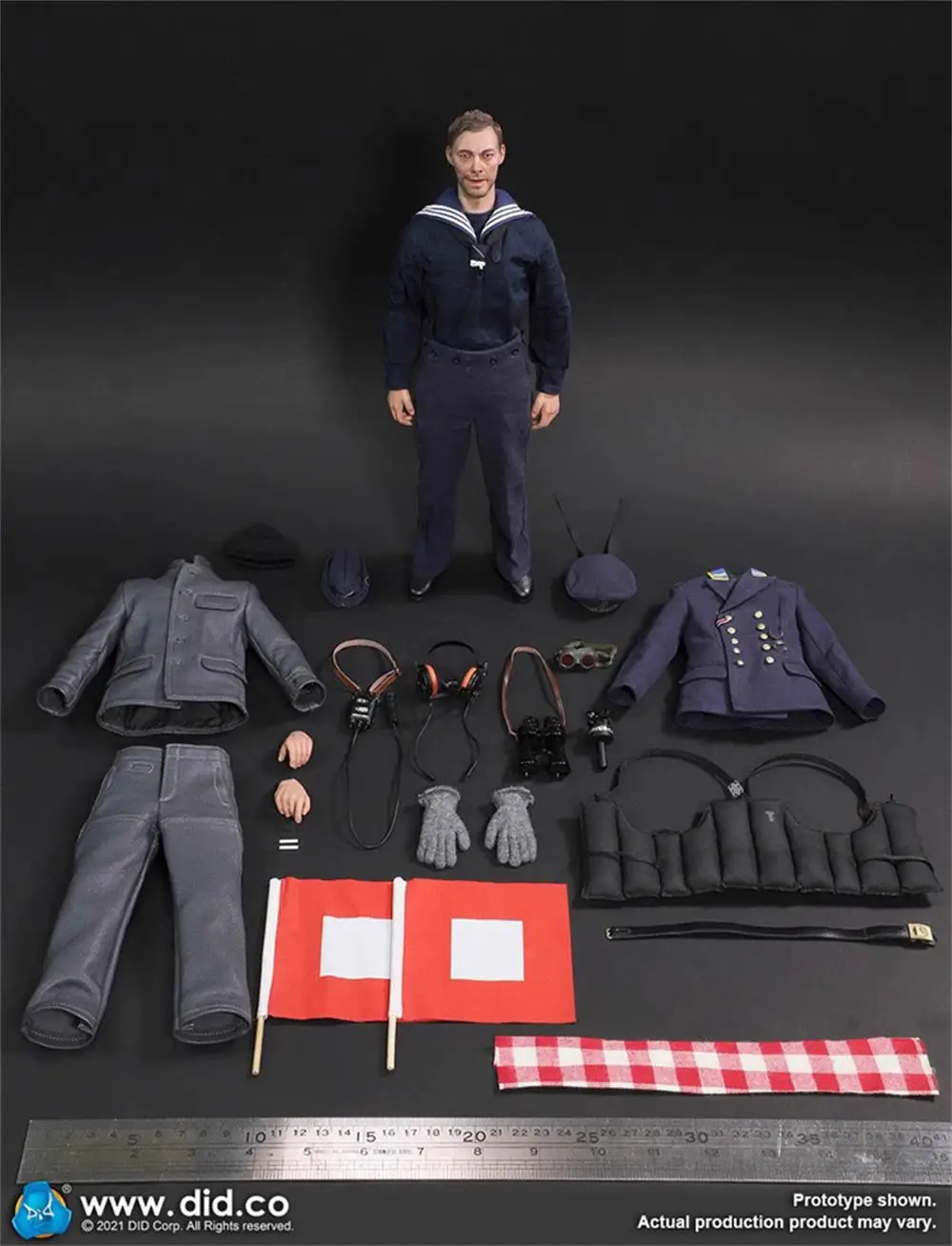 DID D80153 WWII Sailor U Boat Full Set Moveable Action Figure Gift For Fans Collect 1/6