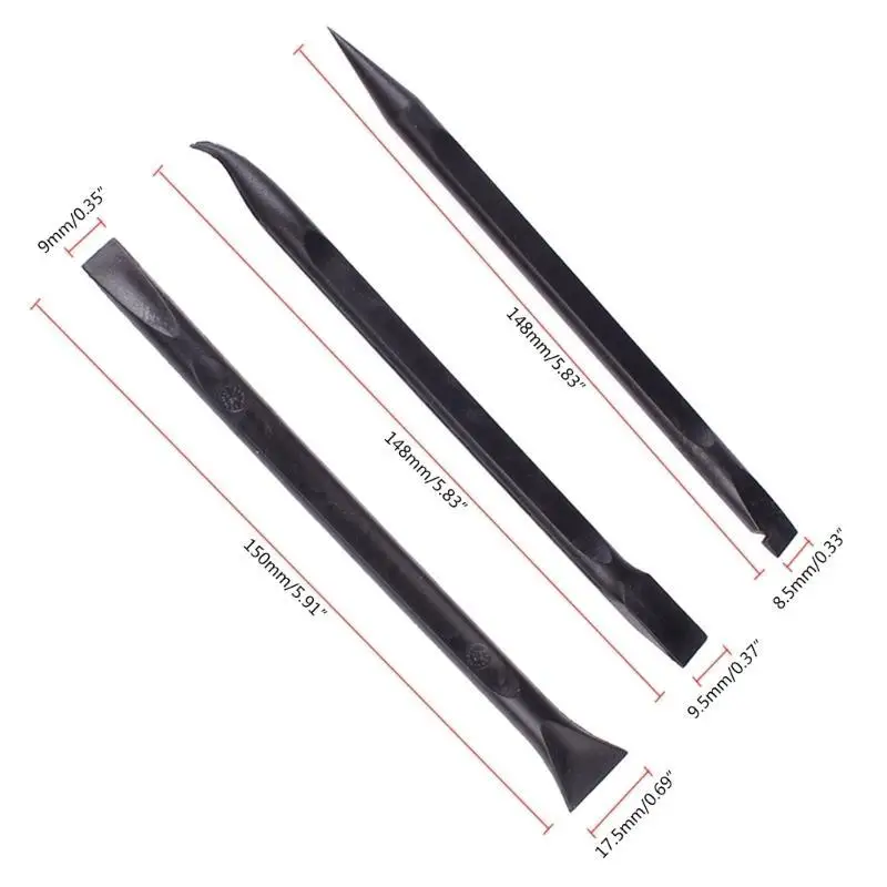 652F piede porco affidabile in metallo Spudger in metallo da 16 pezzi Eccellente per l'apertura