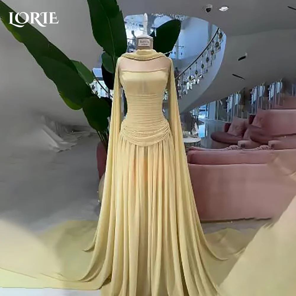

LORIE Shiny Satin Mermaid Evening Dress Strapless A-Line Princess Prom Dress Sexy Shiny Leather Sparkly Party Gown Customized